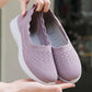 Low-cut Flying Woven Fashion Plus Size Women's Shoes