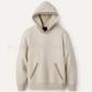 Hooded Pullover Earth Color Coat Fleece-lined