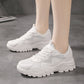 Mesh Sports Casual Running Tourism Female Platform White Shoes